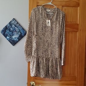Leopard print dress